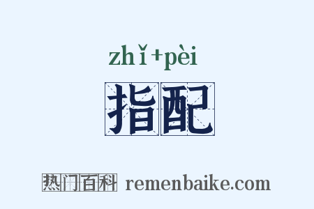 指配是什么意思的图片